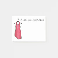 Petite robe rouge personnalisée Fashionista Post S