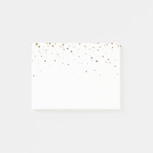 Post-it® Petites Courrier--Notes d'or d'étoiles