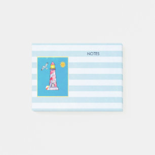 Post-it® Phare d'aquarelle rouge
