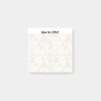 Post-it® Pharmacie Boho personnalisée 3x3 Notes collantes