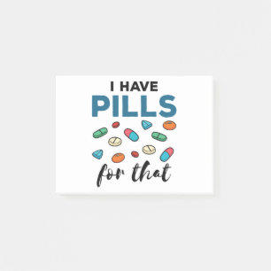 Post-it® Pharmacien Tech J'ai des pilules pour ça