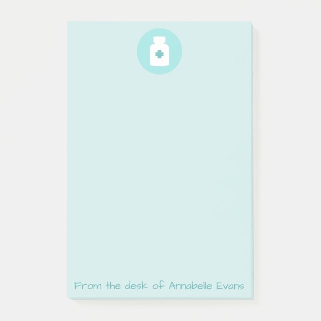 Post-it® Pharmaciste Médecine en bouteille (Devant)