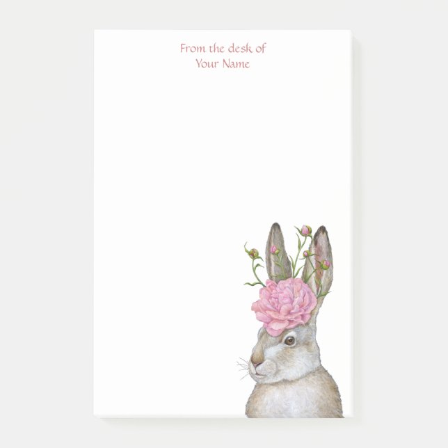 Post-it® Phoebe the Hare post-it note : (Devant)