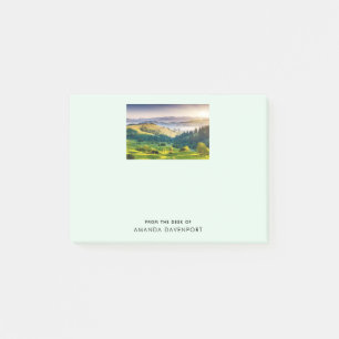 Post-it® Photo de paysage naturel de collines ondoyantes
