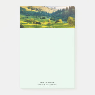 Post-it® Photo de paysage naturel de collines ondoyantes