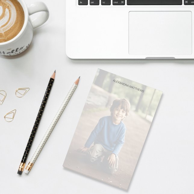 Post-it® Photo et nom personnalisés (Personal photo and (optional) name or text Post-it note pads. A perfect gift for someone special!)