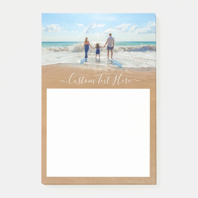 Post-it® Photo et texte personnalisés - Unique votre propre (Devant)