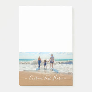 Post-it® Photo personnalisée Texte de votre famille préféré