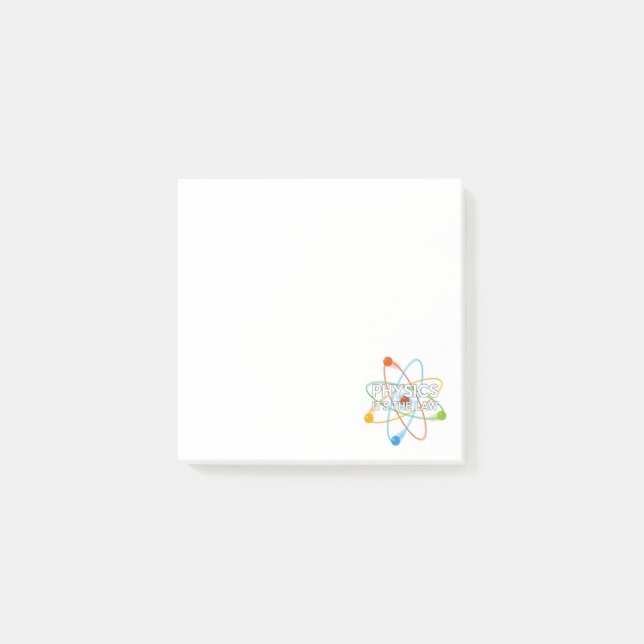 Post-it® PHYSIQUE. C'EST LA LOI science (Devant)