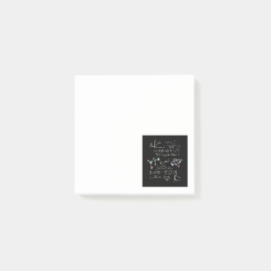 Post-it® Physique Math Formule Enseignant Atomes et Mol