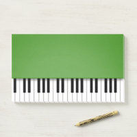 Piano Keyboard Fun Green Music