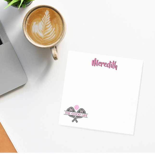 Post-it® PIckleball Gal Bonne vie (Créateur téléchargé)