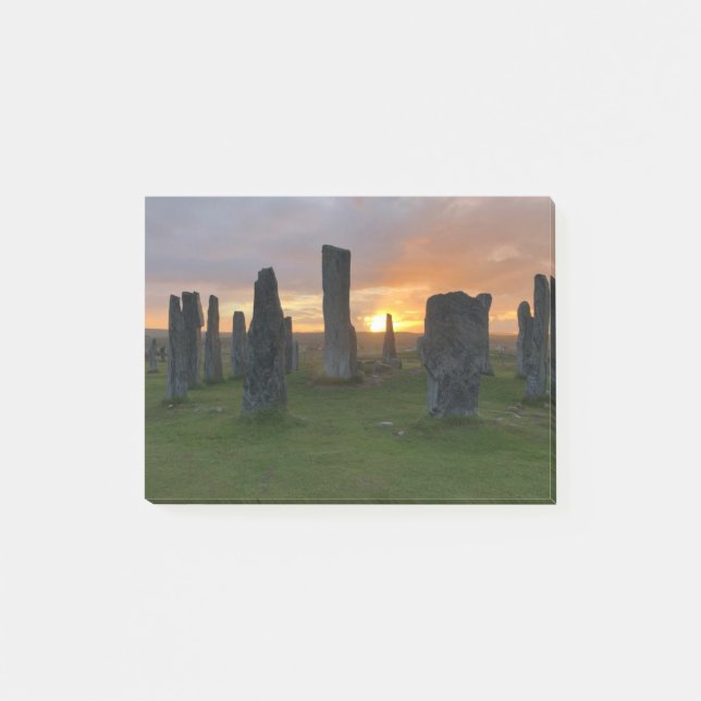 Post-it® Pierres debout de Callanish au lever de soleil - (Devant)