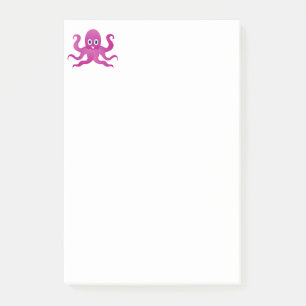 Post-it® Pieuvre violette amusante