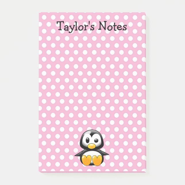 Post-it® Pingouin caricature sur mesure (Devant)