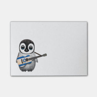 Post-it® Pingouin de bébé jouant la guitare israélienne de