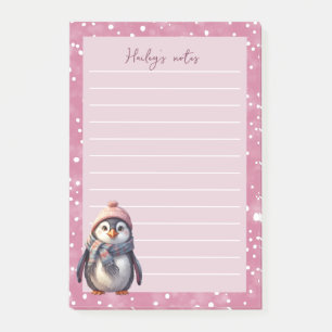 Post-it® pingouin de noël mignon personnalisé