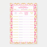 Pink Gardening Planner Allotissement Homestead Pla