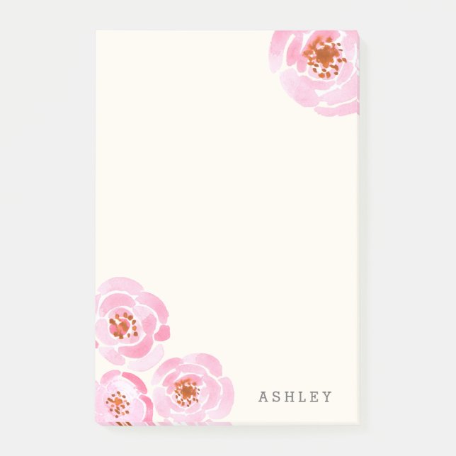 Post-it® Pink Rose Imprimer Post-it (Devant)