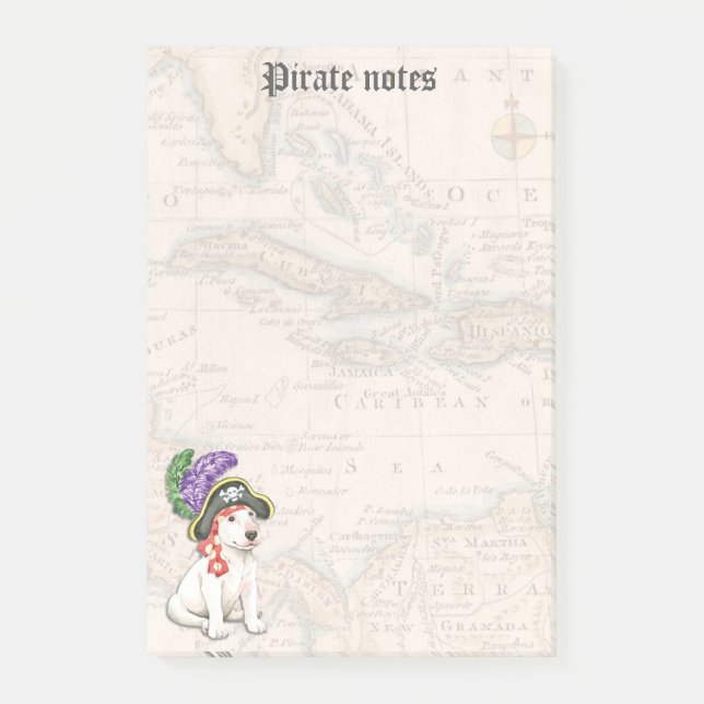 Post-it® Pirate de bull-terrier (Devant)