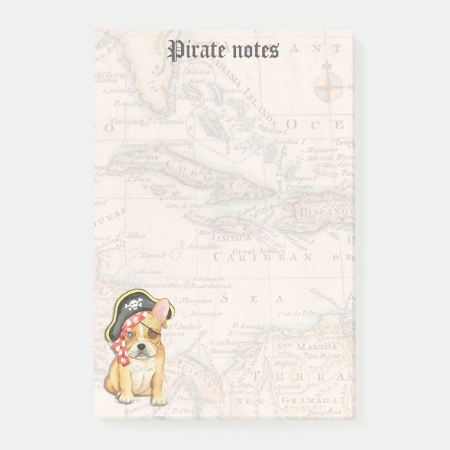 Post-it® Pirate de Bulldog (Devant)