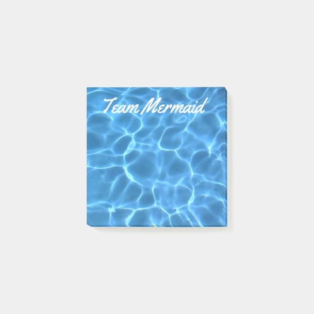 Post-it® Piscine bleu Aqua personnalisée (Devant)