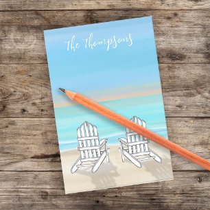 Post-it® Plage Aquarelle Ocean Seashore Adirondddchers