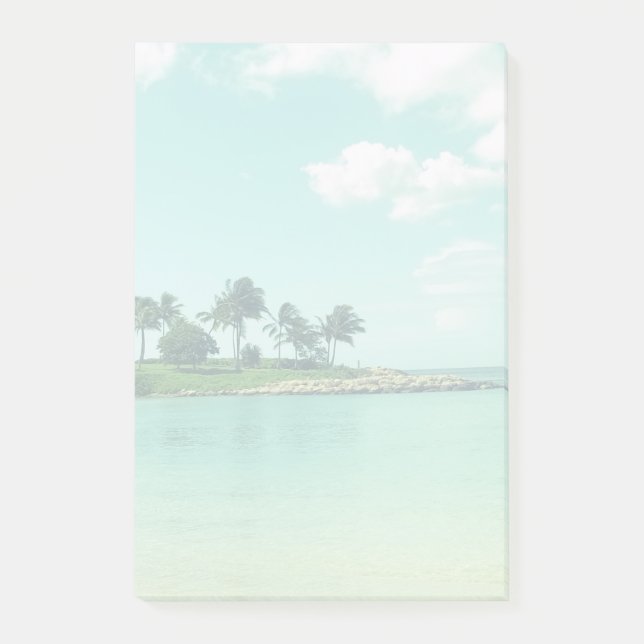 Post-it® Plage Turquoise tranquille et sereine à Hawaii (Devant)