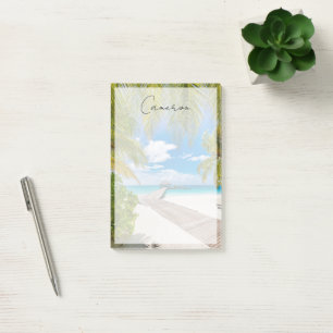 Post-it® Plages tropicales   Jetty en bois des Maldives