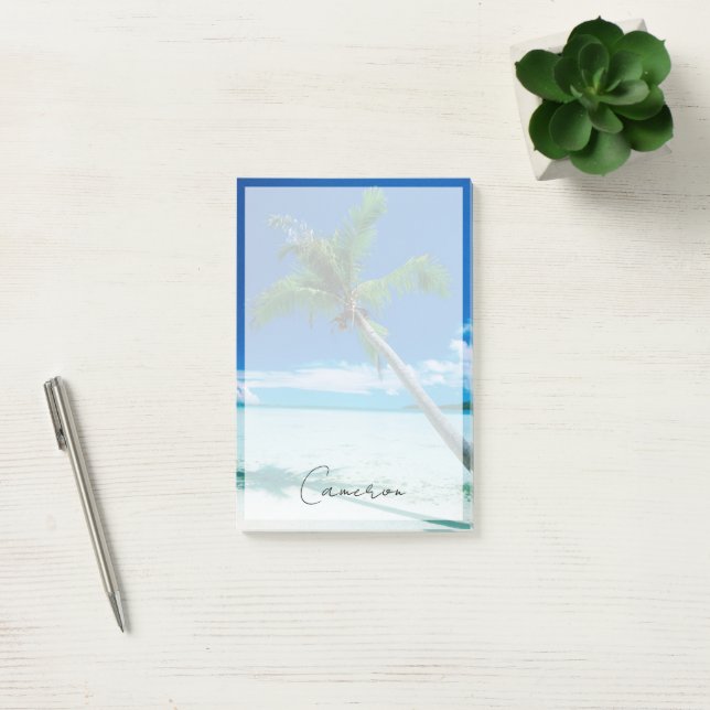 Post-it® Plages tropicales | Plage du motu Tofari, Bora Bor (Bureau)