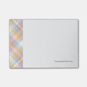 Post-it® Plaid en pastel de rayure