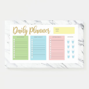 Post-it® Plan quotidien Marble