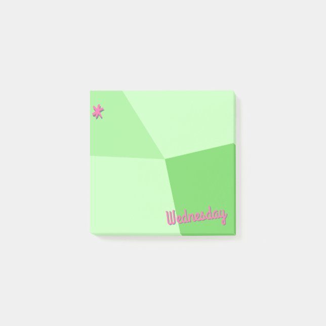 Post-it® Planificateur de blocs de couleurs rétrospectif (Devant)