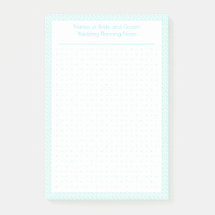 Post-it® Planificateur de plan de Mariage de grille de poin