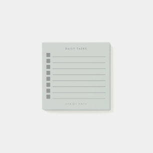 Post-it® Planificateur de tâches quotidiennes minimaux écol