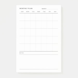 Post-it® Planificateur de vie mensuel
