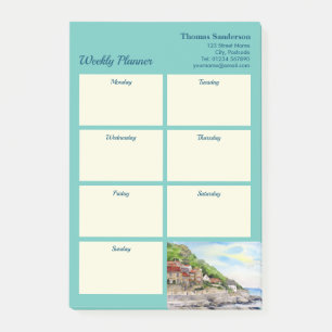 Post-it® Planificateur hebdomadaire Runswick Bay Yorkshire 