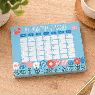 Post-it® Planificateur mensuel ethnique 4x3