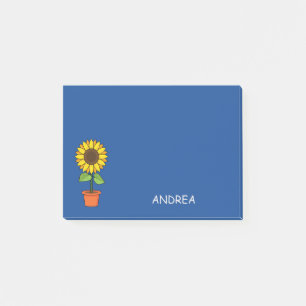 Post-it® Plante de tournesol dans un pot Personnaliser