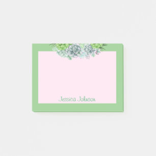 Post-it® Plantes Succulentes Magnifiques Amoureux Personnal