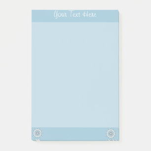 Post-it® Plaque de notes - Casque blanche avec texte