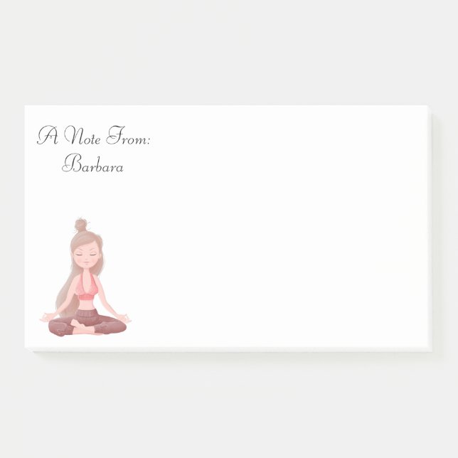 Post-it® Plaque de notes médiane personnalisée (Devant)