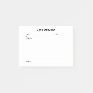 Post-it® Plaque de prescription de plaisanterie