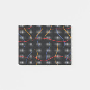 Post-it® Plaque et points de peinture rétro