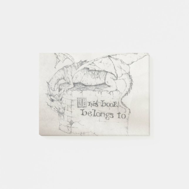 Post-it® Plaque-livre de dragon (Devant)