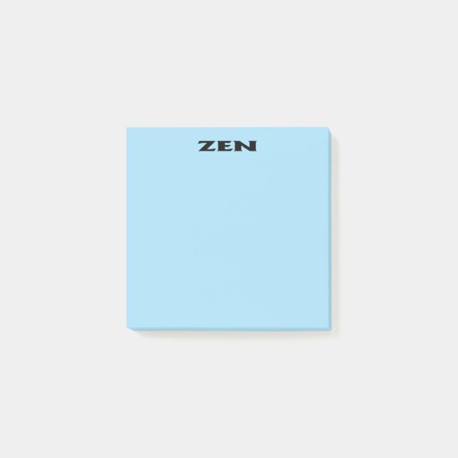 Post-it® Plaques de notes bleu zen (Devant)