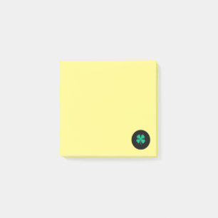 Post-it® Plaques de notes jaunes irlandaises noires