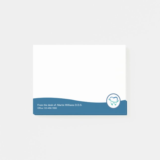 Post-it® Plaques-puces en vrac pour dentistes modernes (Devant)