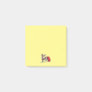 Post-it® Plaquettes de notes jaunes Père Noël en colère