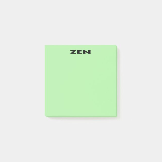 Post-it® Plaquettes de notes vert vert zen (Devant)